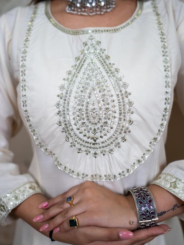 VP 9723 W Anarkali Kurta and Pant Dupatta Set